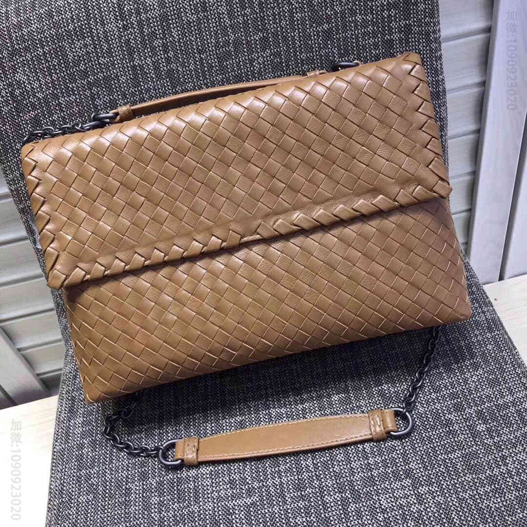 葆蝶家（BottegaVeneta） BV 羊皮编织Olimpia手袋 MS9987