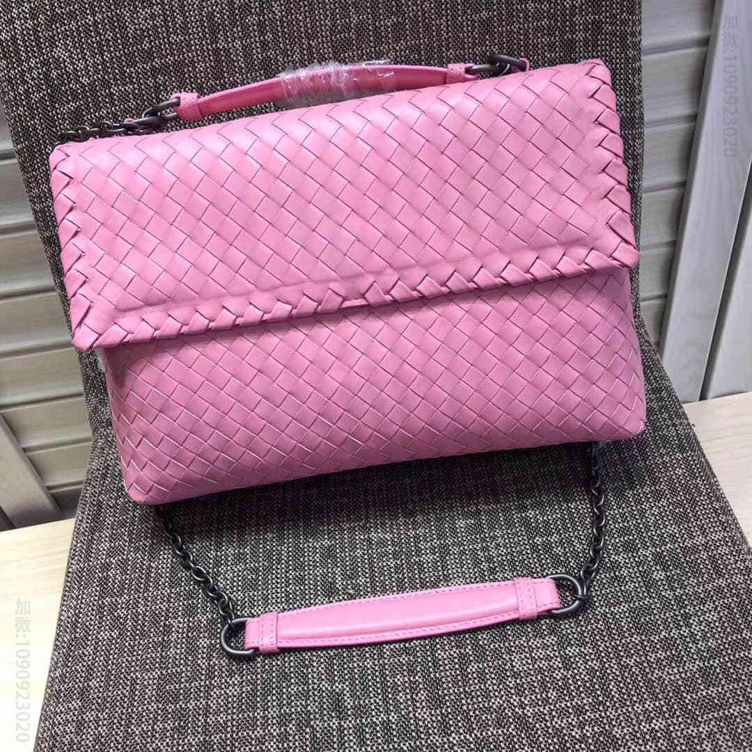 葆蝶家（BottegaVeneta） BV 羊皮编织Olimpia手袋 MS9987