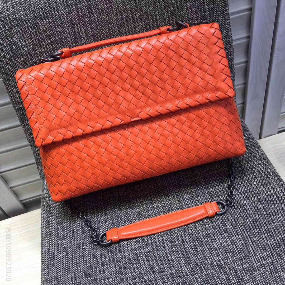 葆蝶家（BottegaVeneta） BV 羊皮编织Olimpia手袋 MS9987
