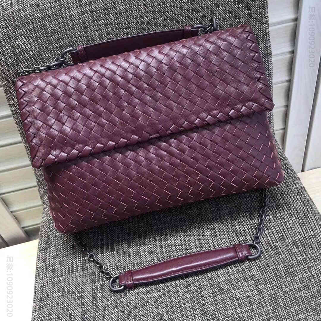 葆蝶家（BottegaVeneta） BV 羊皮编织Olimpia手袋 MS9987