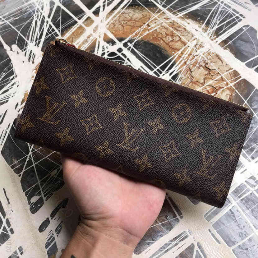 LV Monogram帆布女士钱包 路易威登钱包官网原单ADELE长款钱夹 ...