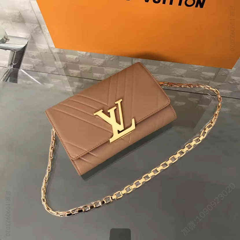 官方同款 LV路易威登POCHETTE LOUISE GM 单肩链条包M54233