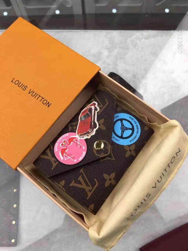 LV M62151 路易威登Victorine钱夹 Monogram涂层帆布 Nicolas Ghesquiere图案