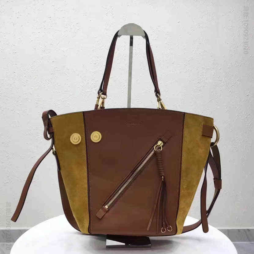 顶级原单 Chloe 3s1281 Myer两用手提包 克洛伊 女士Bags土黄色