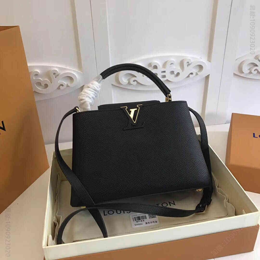 LV/路易威登 M42259 Capucines中号手袋
