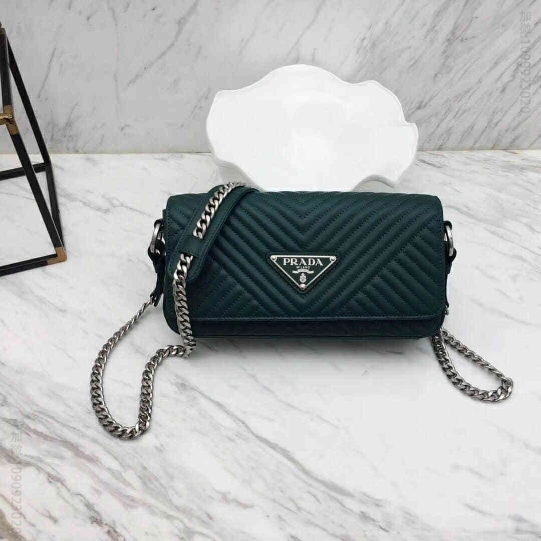 普拉达/Prada Diagramme皮革单肩包 1BD164