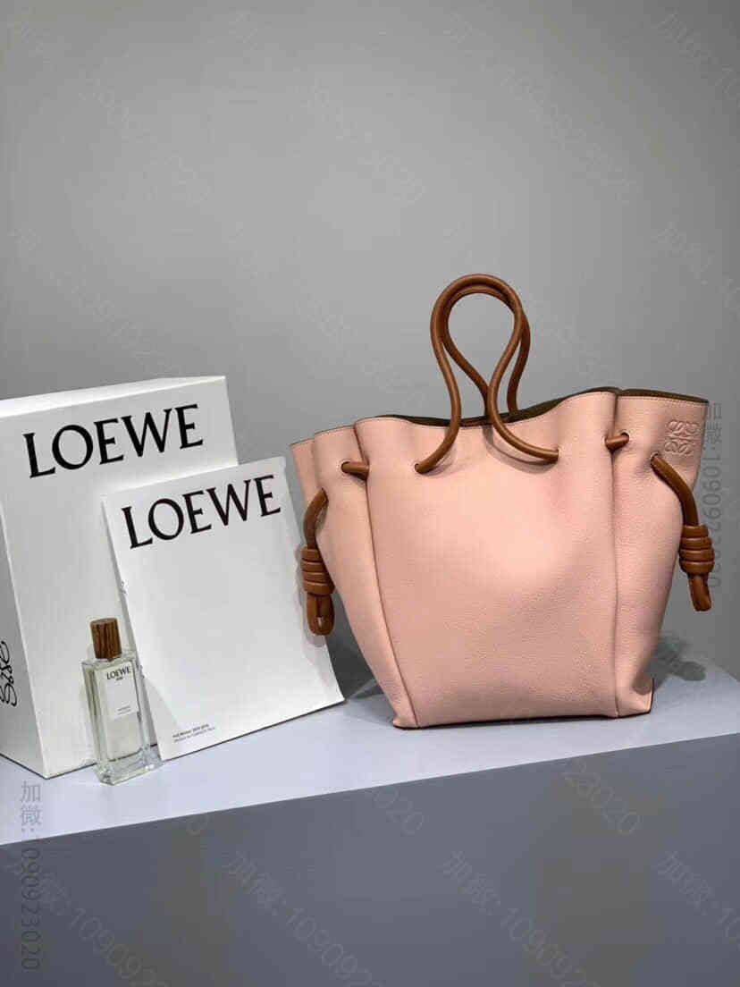 呛口小辣椒同款Loewe Flamenco Knot Tote Small ...