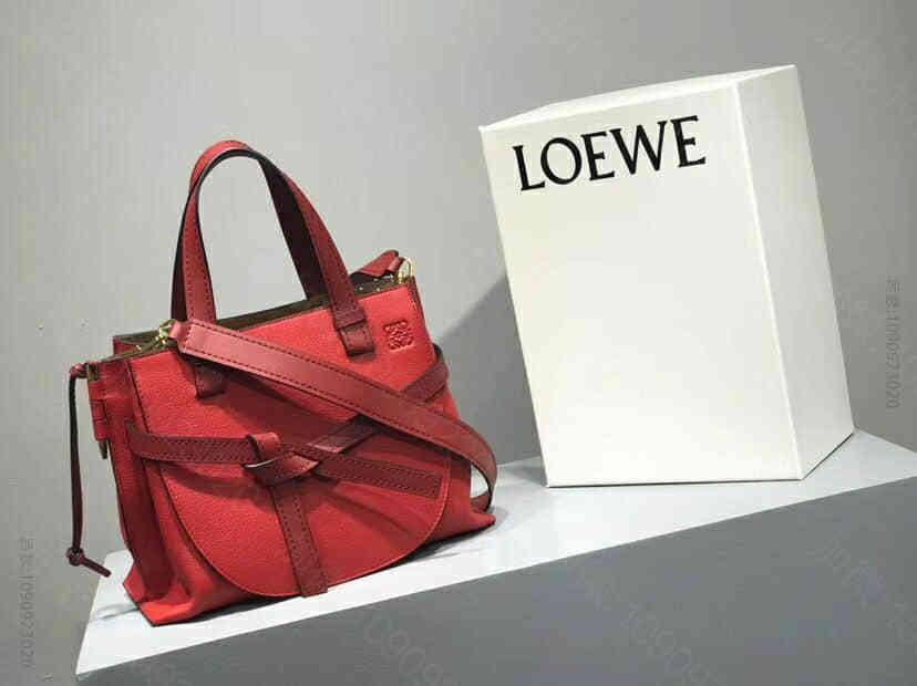 罗意威/Loewe gate top handle手提马鞍包