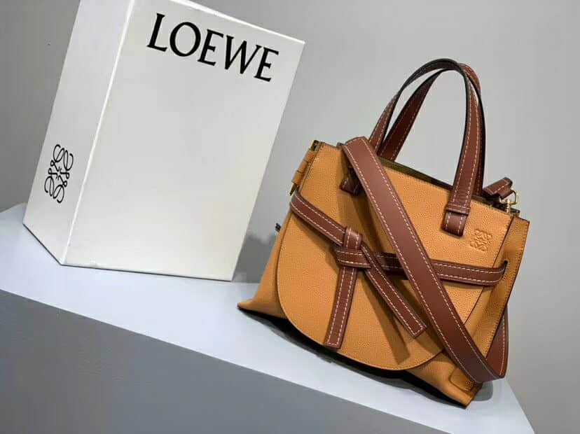 罗意威/Loewe gate top handle手提马鞍包