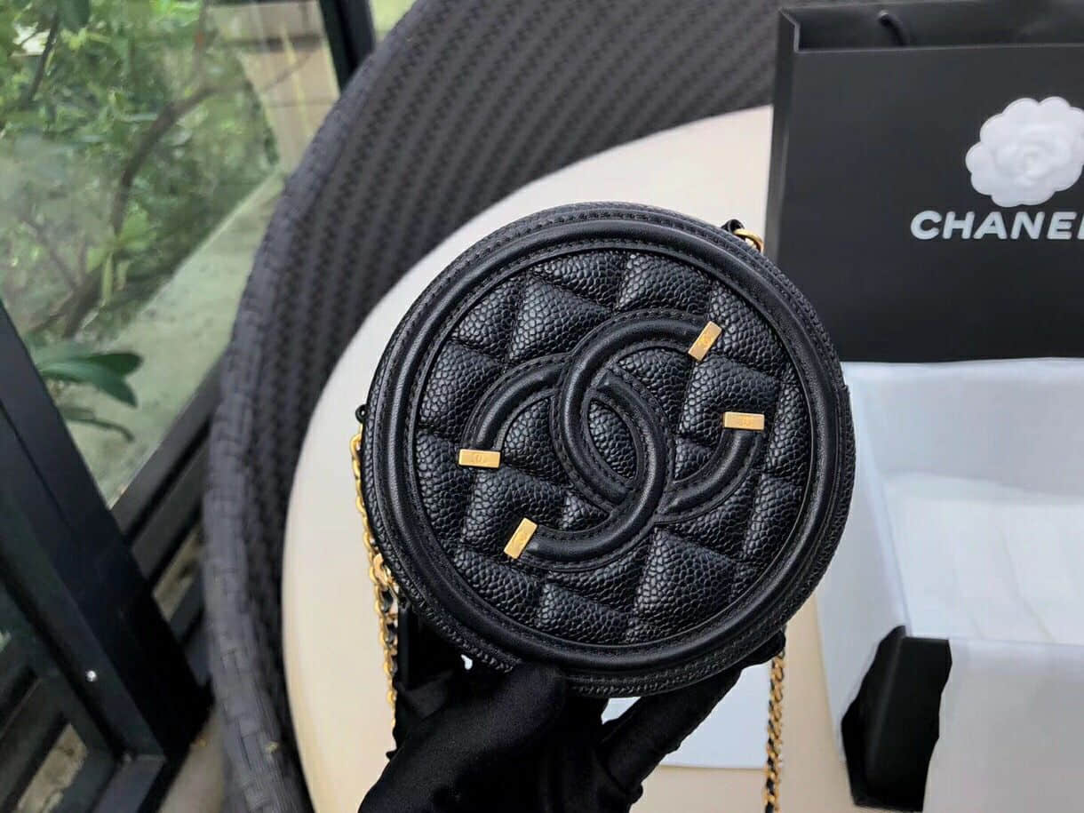 香奈儿/Chanel 18新款复古圆形小零钱包