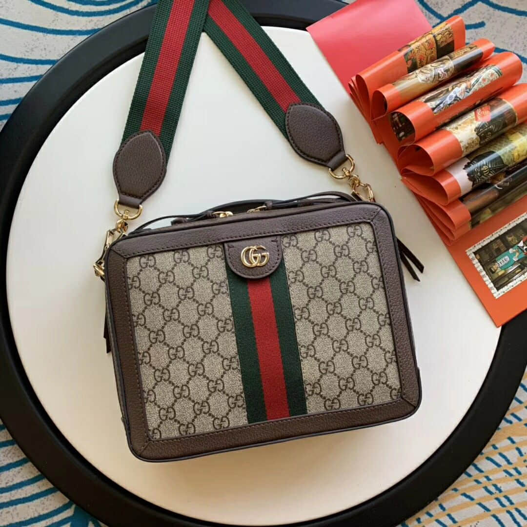 Gucci古驰/Ophidia small GG shoulder bag ...