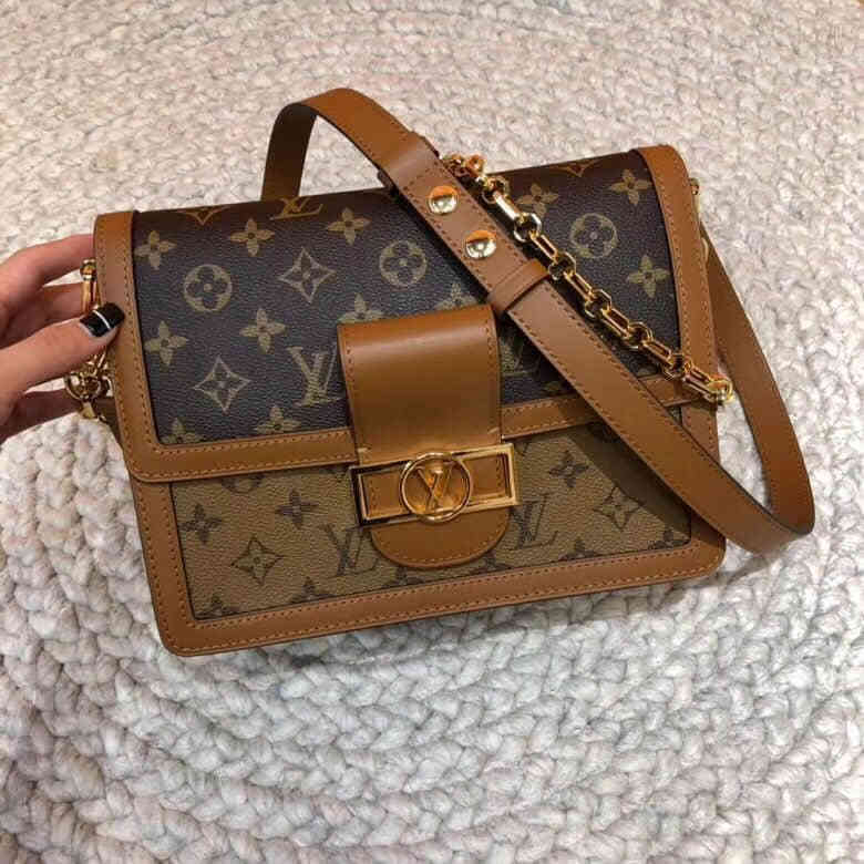 LV 路易威登 19秀款 DAUPHINE 复古 黄花色 邮差包 斜挎包 M44391