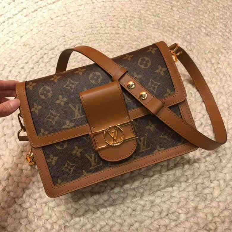 LV单肩女包 Louis Vuitton 女包 LV 路易威登 19秀款 DAUPHINE 复古 老花色 邮差包 斜挎包 M44391 路易威登斜跨包 LV单肩女包图片 M44391