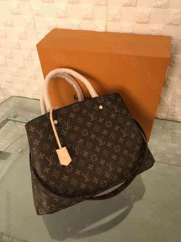 LV M41067 路易威登Montaigne 大号手袋 Monogram蒙...