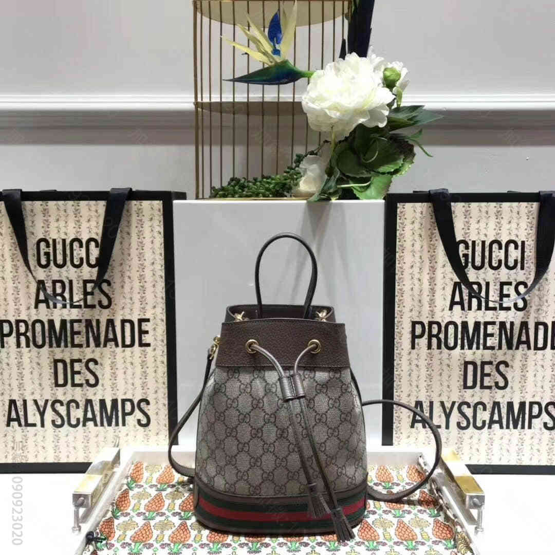 Gucci古驰/Ophidia系列小号GG水桶包 550621