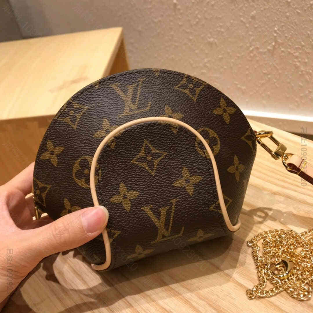 LV/路易威登 小红书同款老花色中古贝壳包 小号