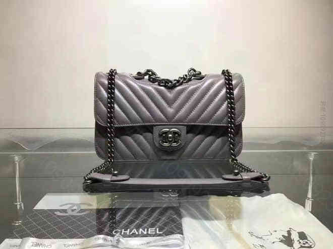 Chanel 原单水货 孟买系列，最新做法鹿皮 配复古古银色五金