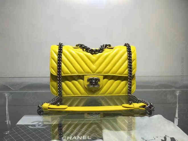 Chanel 原单水货 孟买系列，最新做法鹿皮 配复古古银色五金
