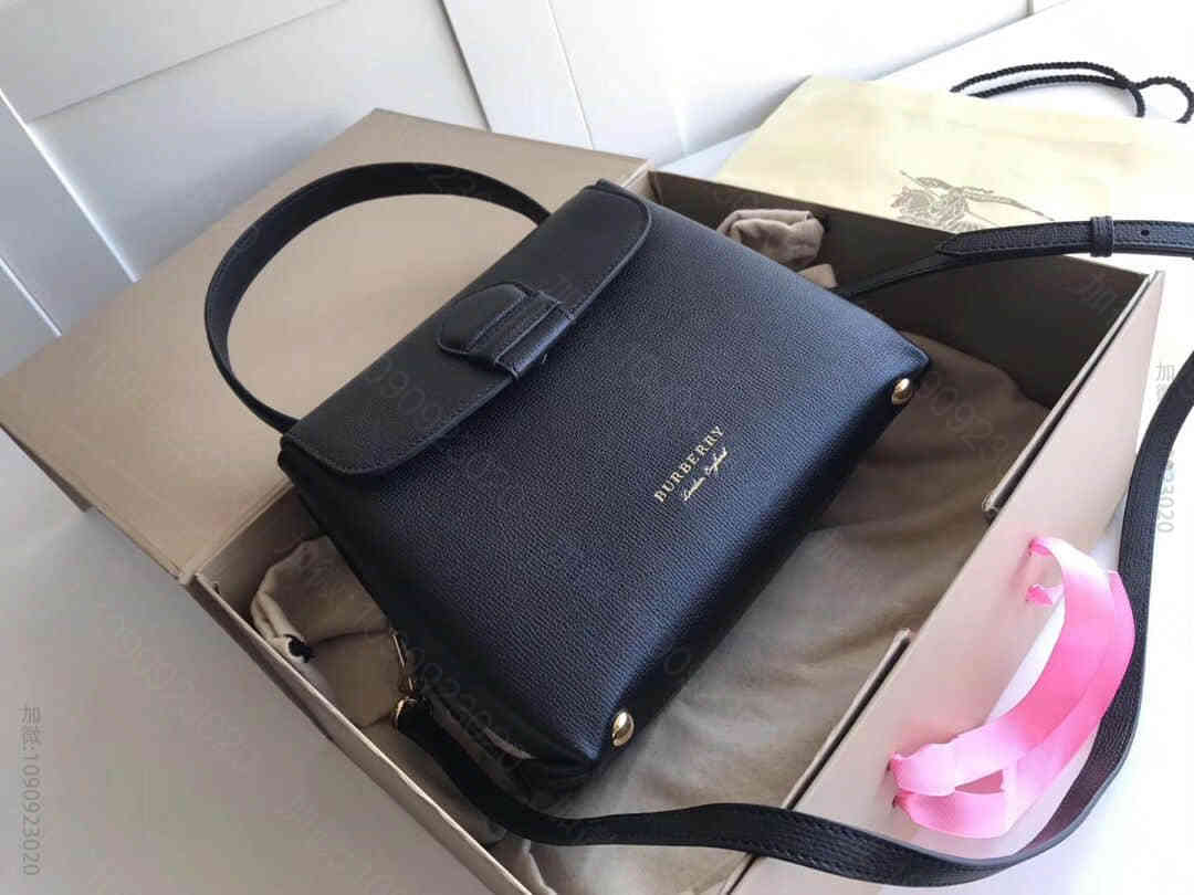 Burberry/博柏利 全粒纹皮革托特包 6181小号