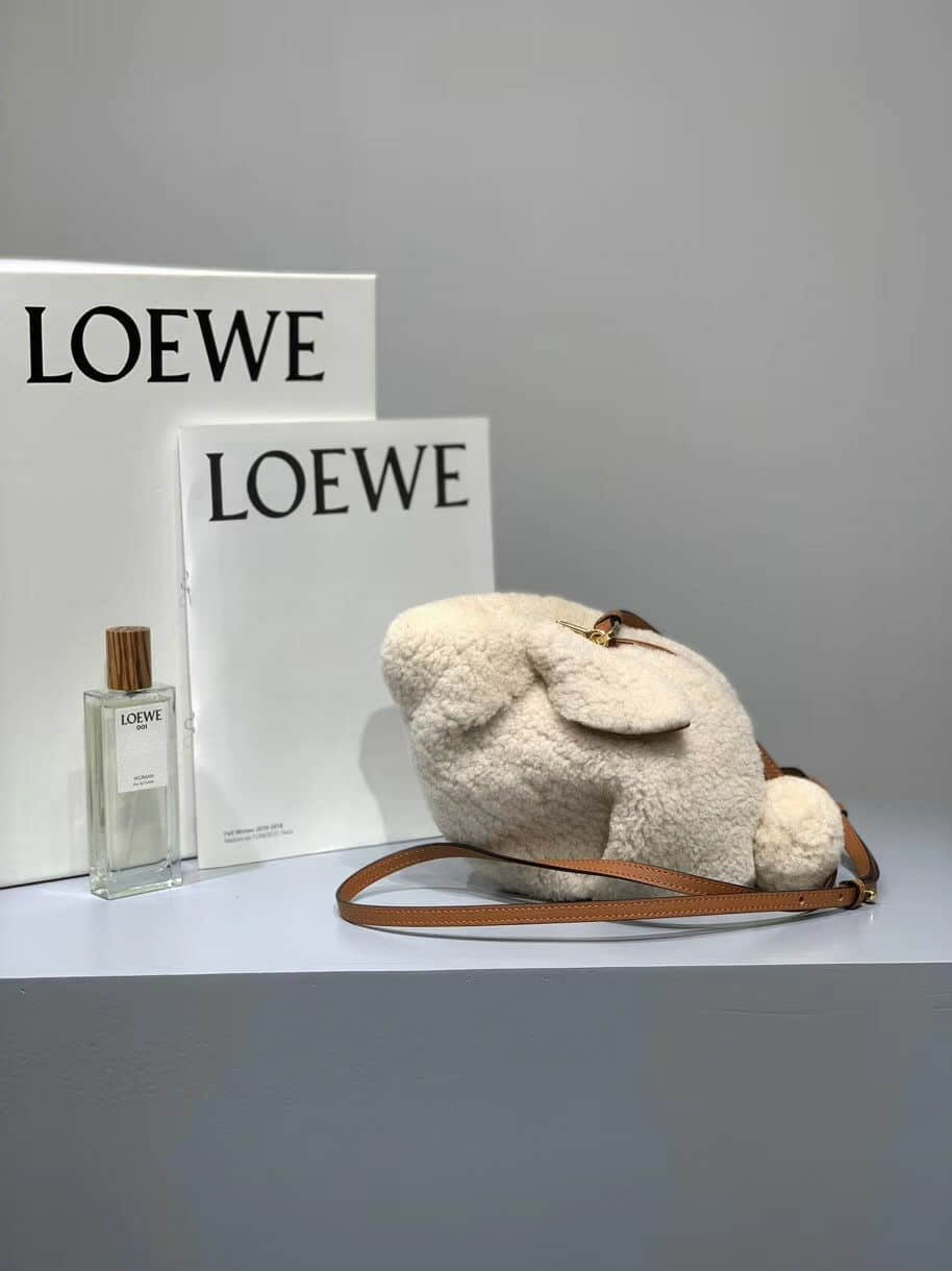 LOEWE/罗意威 毛毛兔 宋茜同款Bunny Bag