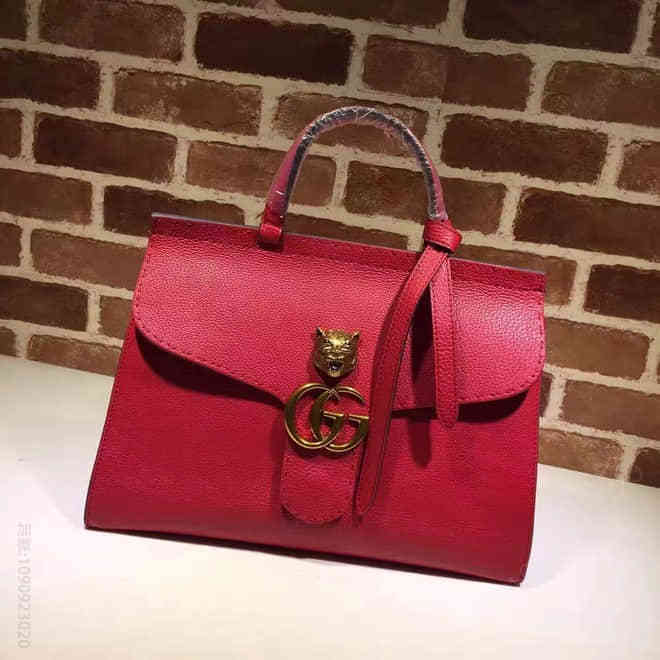 Gucci古驰 新款专柜品质 款号409155大红 原版皮质，实物实拍！