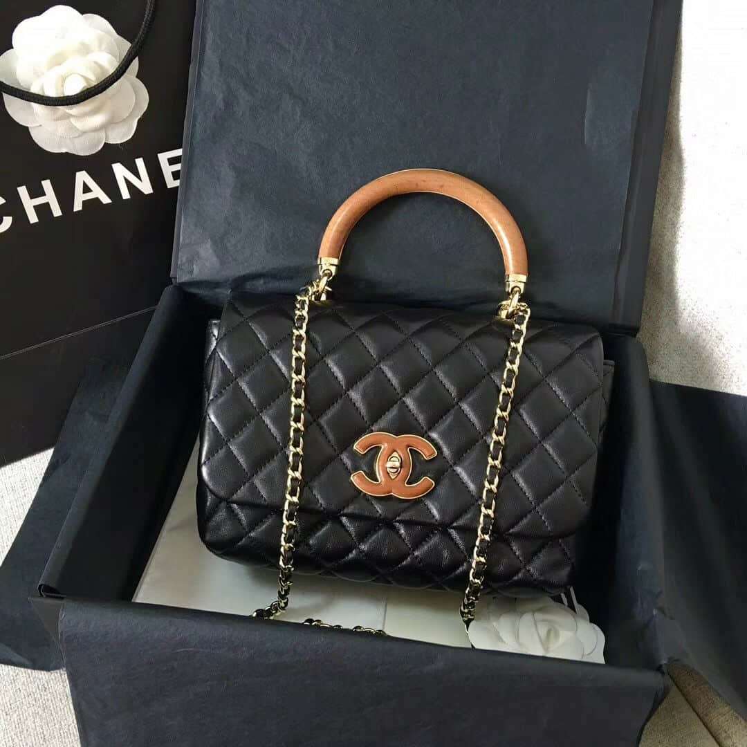 Chanel/香奈儿 2023新款木手腕手提包