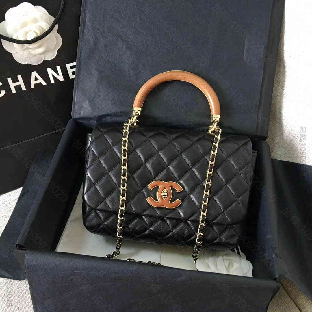 Chanel/香奈儿 2023新款木手腕手提包