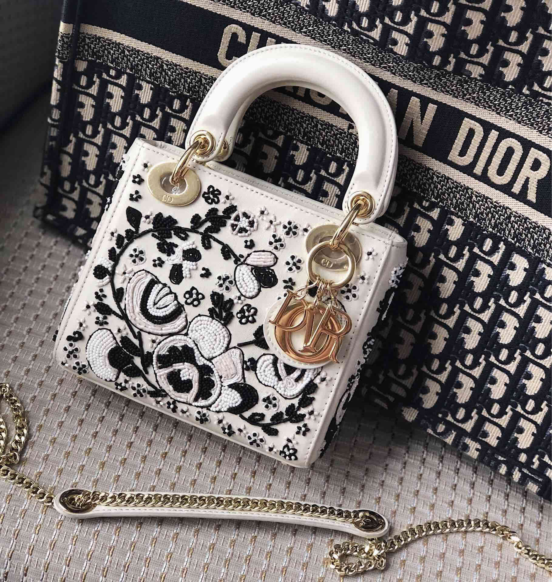 Mini Floral Embroidery Lady Di0r