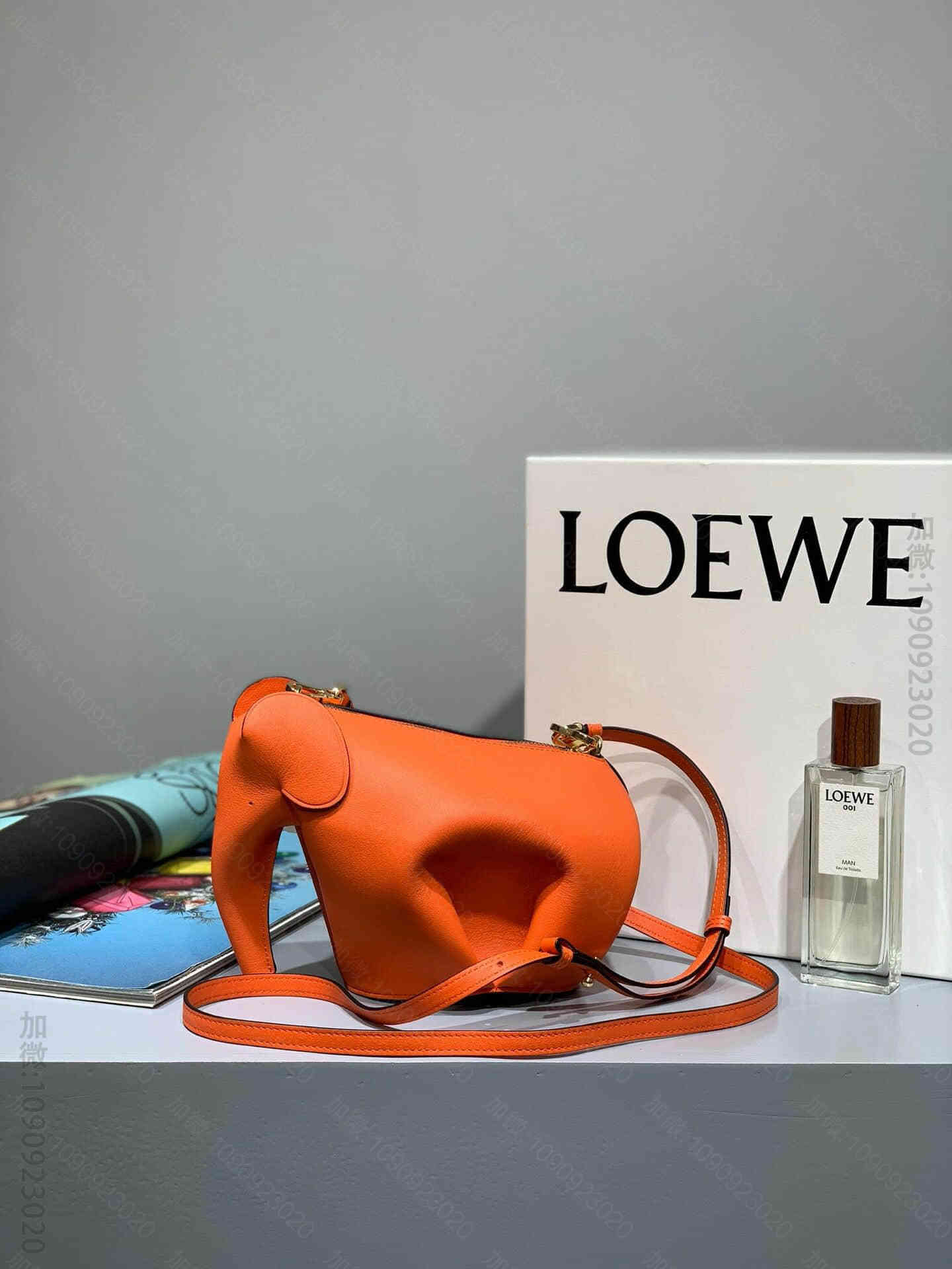 Loewe/罗意威 橙色小象包