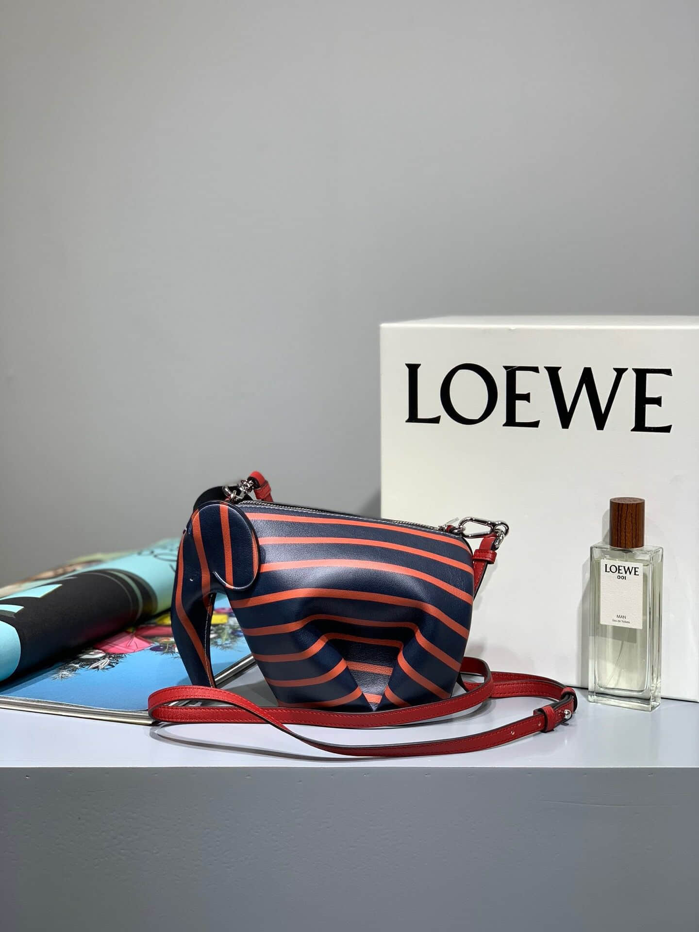 罗意威单肩女包 Loewe/罗意威 迷彩小象包 