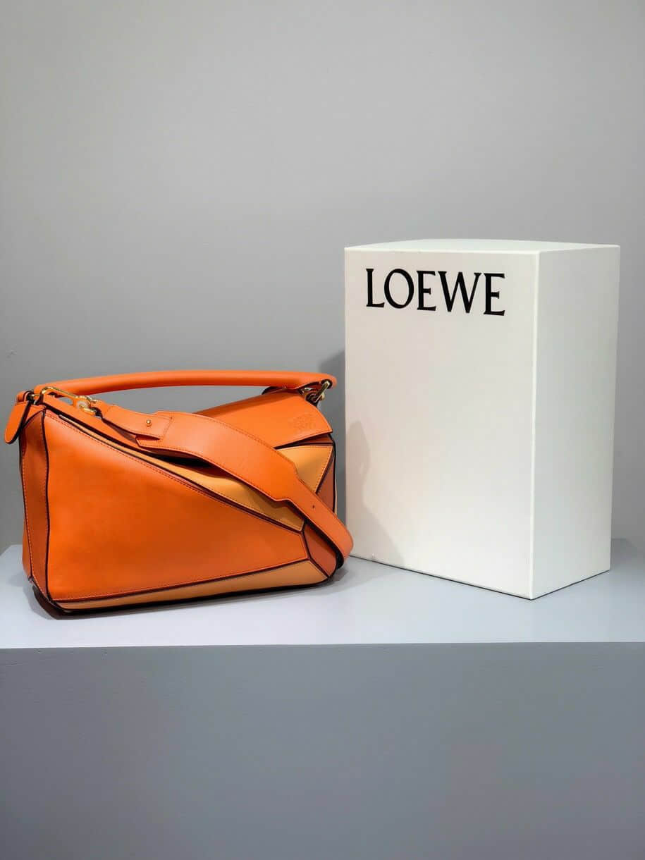 Loewe/罗意威 果粒橙拼 灭世级 Puzzle29cm中号几何包