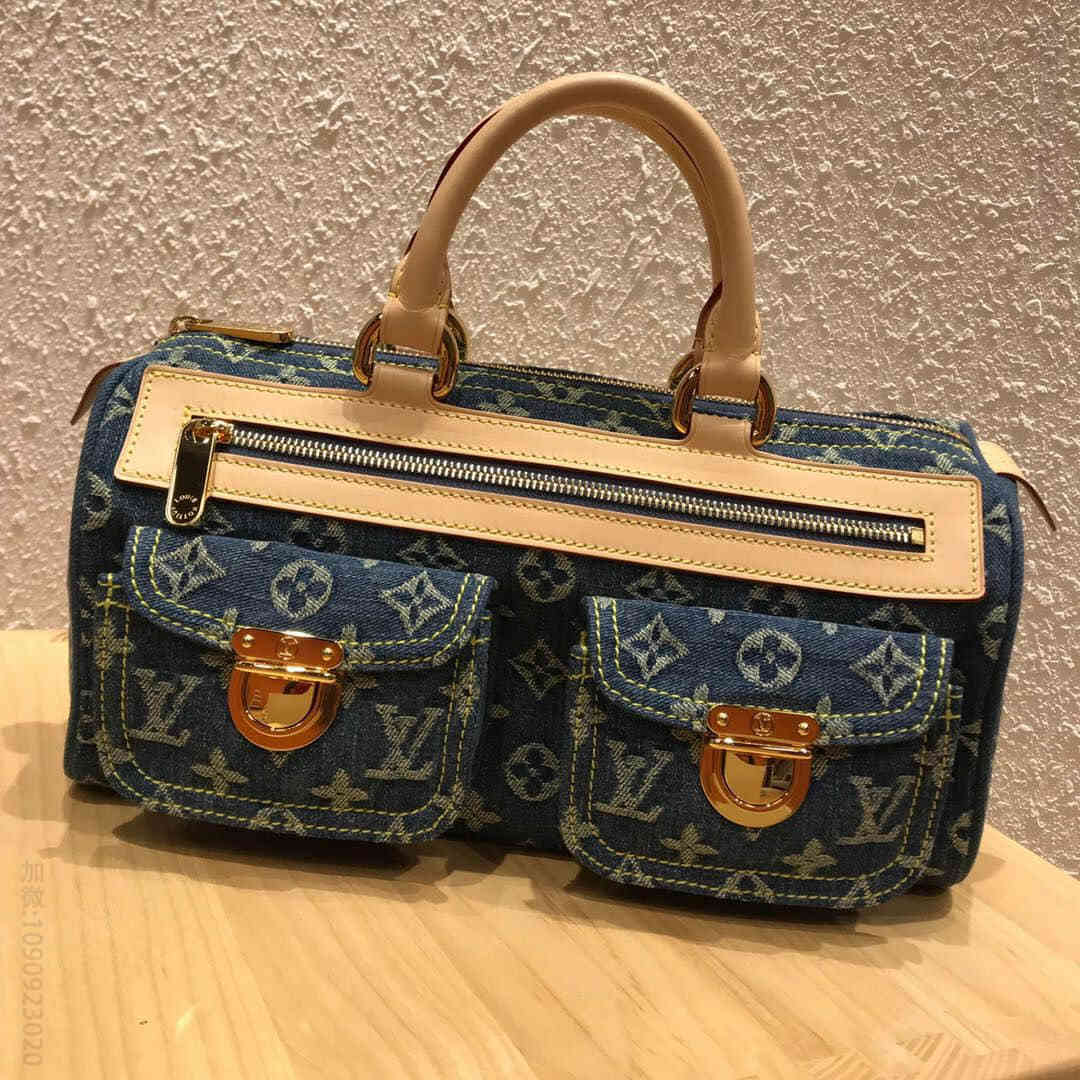 LV/路易威登 中古绝版限量款牛仔系列手提包