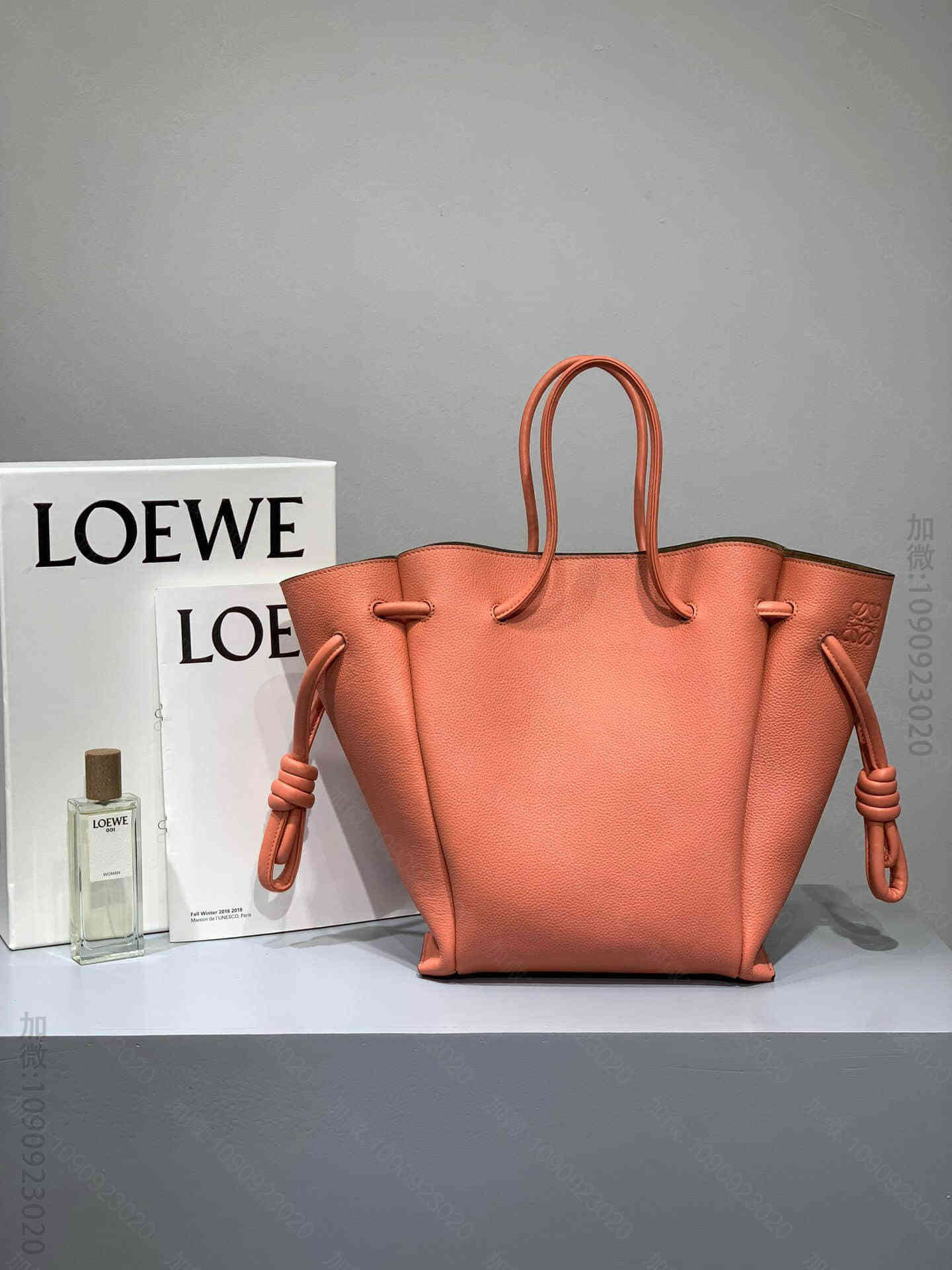 Loewe/罗意威 呛口小辣椒同款 Flamenco Knot Tote S...