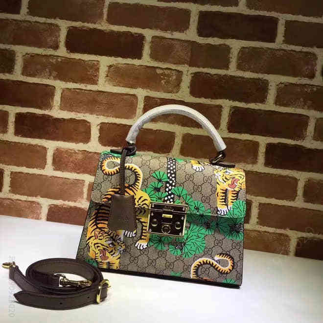 Gucci古驰 新款专柜品质，原版皮质，实物实拍！款号453188绿虎