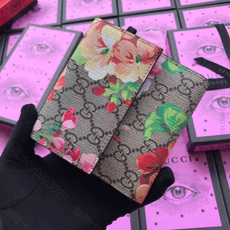 Gucci古驰/410071红花深粉皮