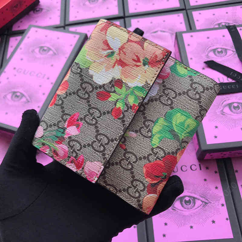 Gucci古驰/410071红花深粉皮