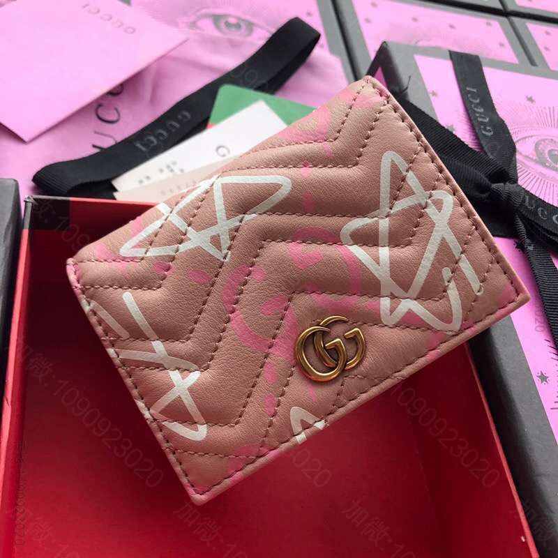 Gucci古驰/449421粉涂鸦