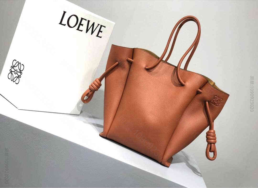 L52210_罗意威女士购物袋 Loewe/罗意威 呛口小辣椒同款 Flamenco Knot Tote Small Bag