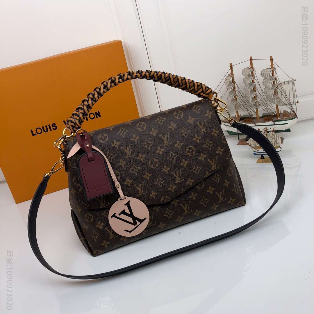 LV/路易威登 BEAUBOURG 老花编织手提包单肩斜挎包 M43953