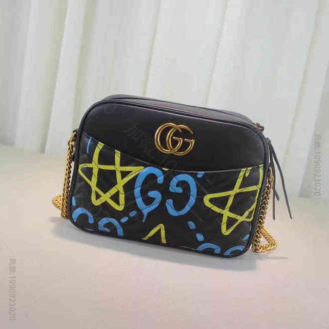 Gucci古驰 443499 带包装 新款专柜品质 原版皮质 波浪纹路