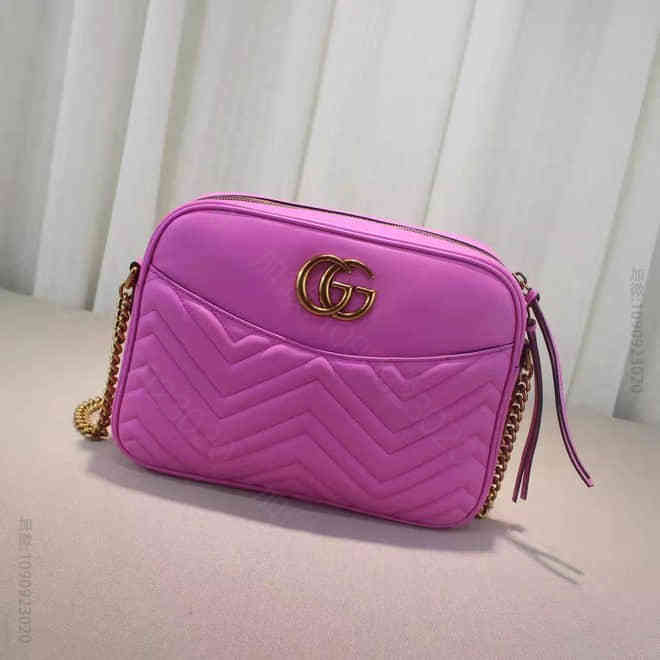 Gucci古驰 443499 带包装 新款专柜品质 原版皮质 波浪纹路
