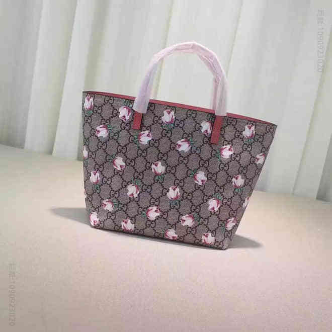 Gucci古驰 410812 新款2016最萌的mini卡通购物袋 专柜正品面料配皮
