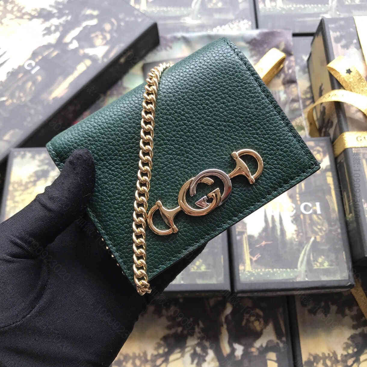 Gucci古驰 Zumi系列卡包 570660 1B90X 3154