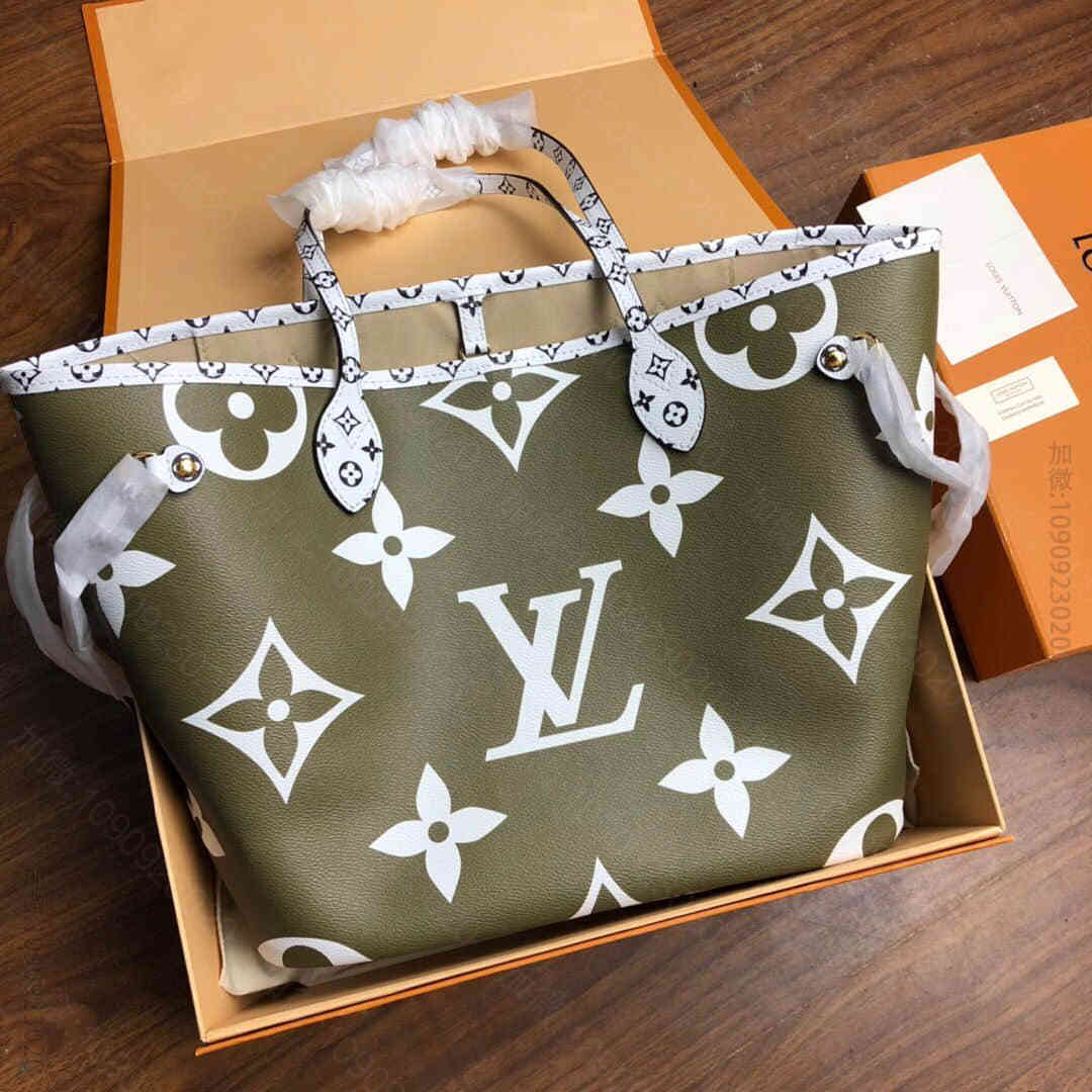 LV 2023夏季新款Neverfull中号购物袋 M44568