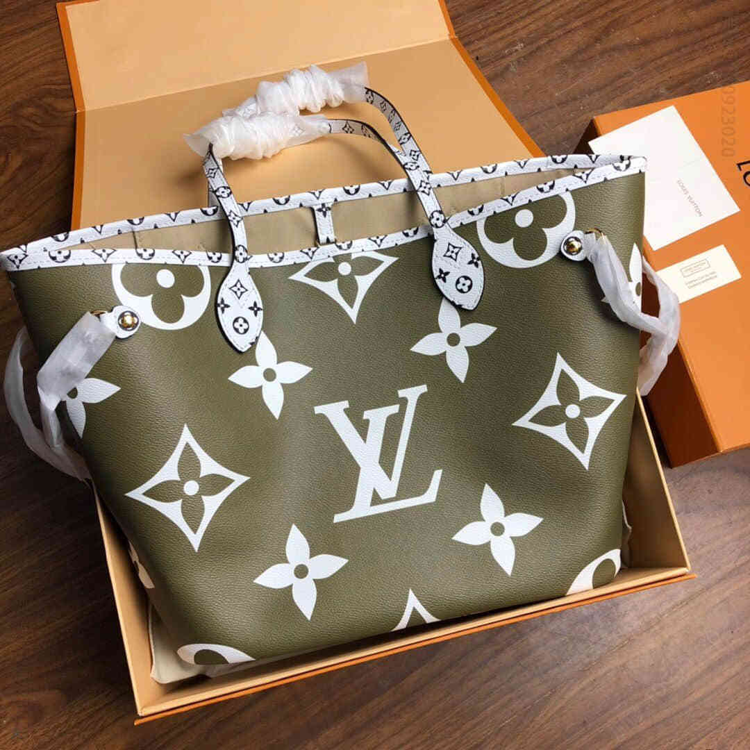 LV 2023夏季新款Neverfull中号购物袋 M44568