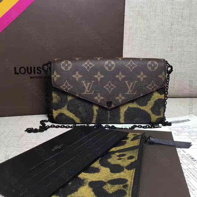 LV Monogram Vernis系列POCHETTE FELICIE 金...