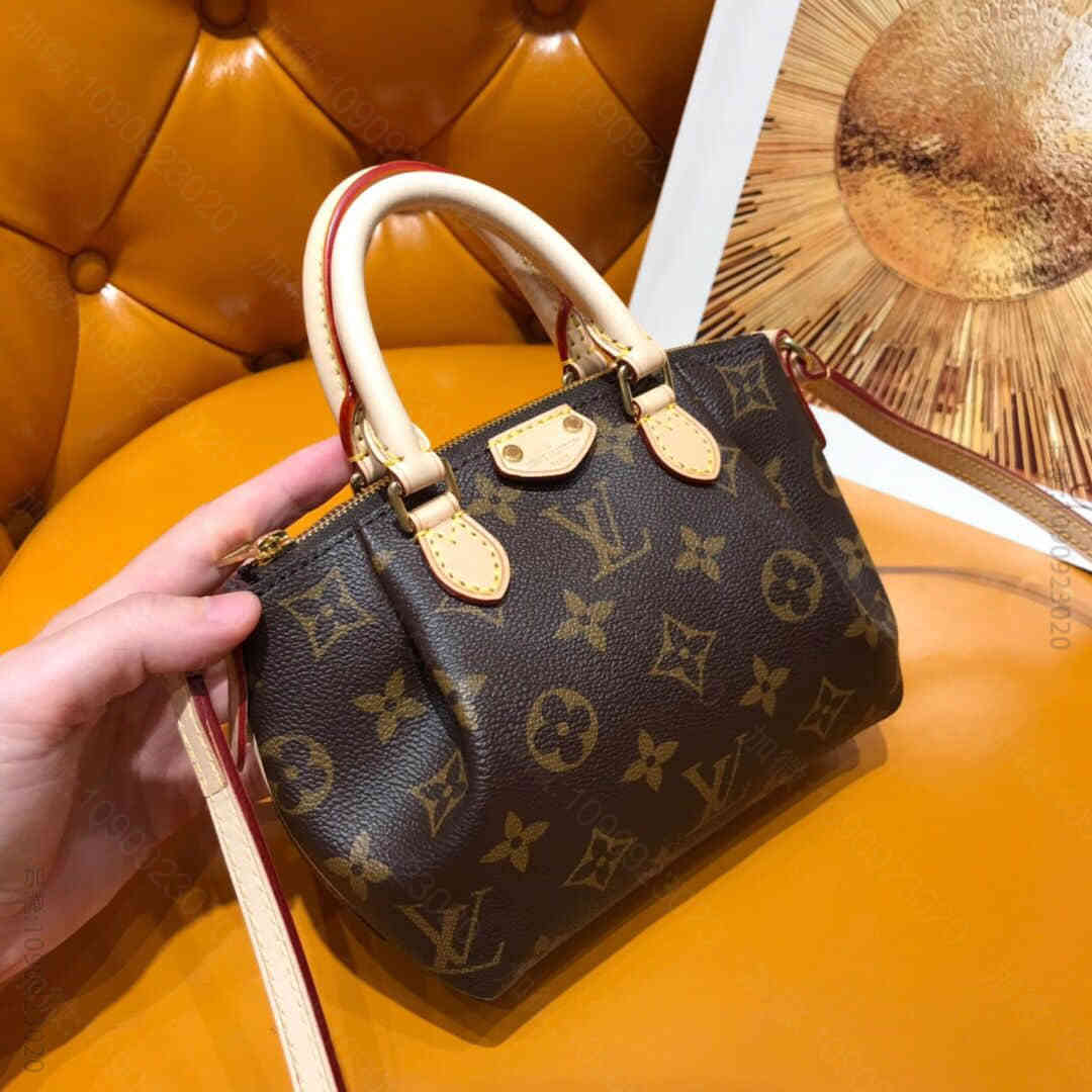LV女包Nano迷你手袋女款单肩包TURENNE绝版饺子包 M61253