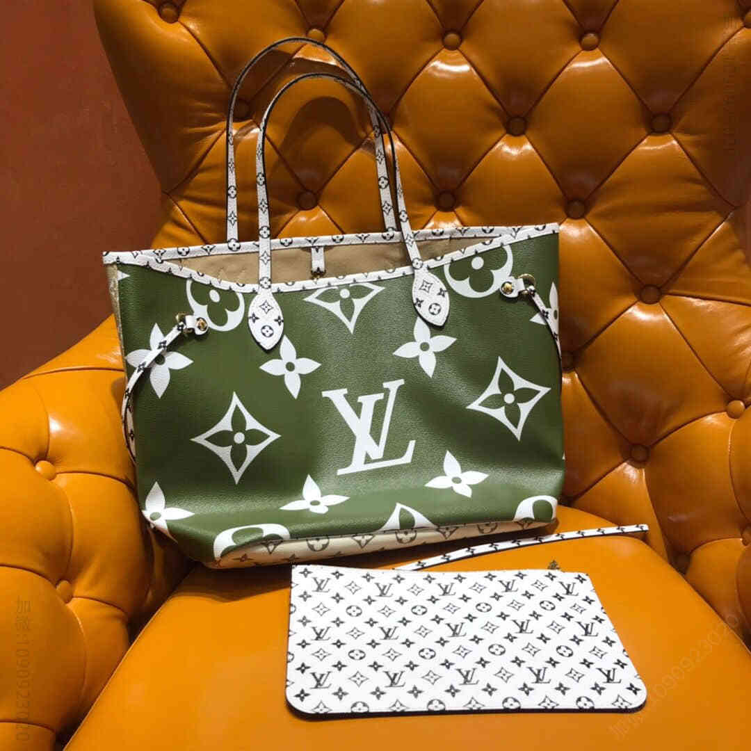 LV 2023夏日系列NEVERFULL中号购物袋 M44568