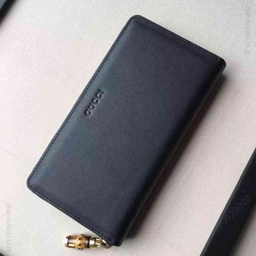 Gucci古驰 专柜同款 Nymphea全皮长款全拉链式皮夹453158