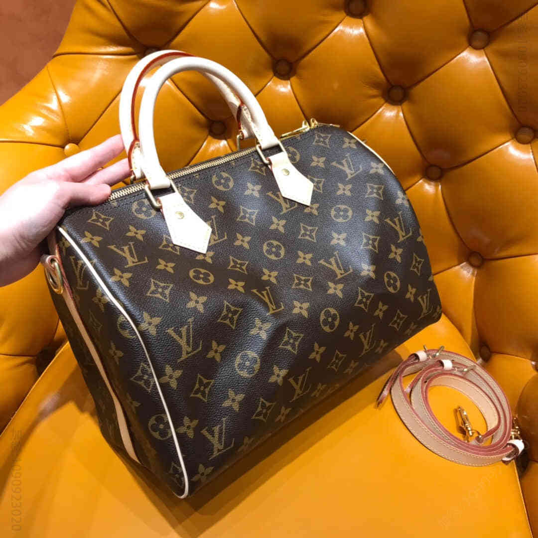 LV M41112 SPEEDY 30 手袋 老花枕头包